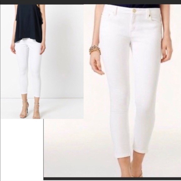 michael kors denim capris